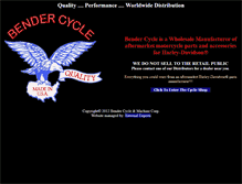 Tablet Screenshot of bendercycle.com